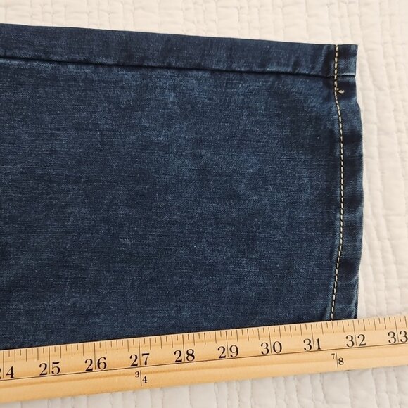 VTG United Denim of America Jeans Men's 38x32 Med Wash Stretch Straight EUC - Picture 7 of 16